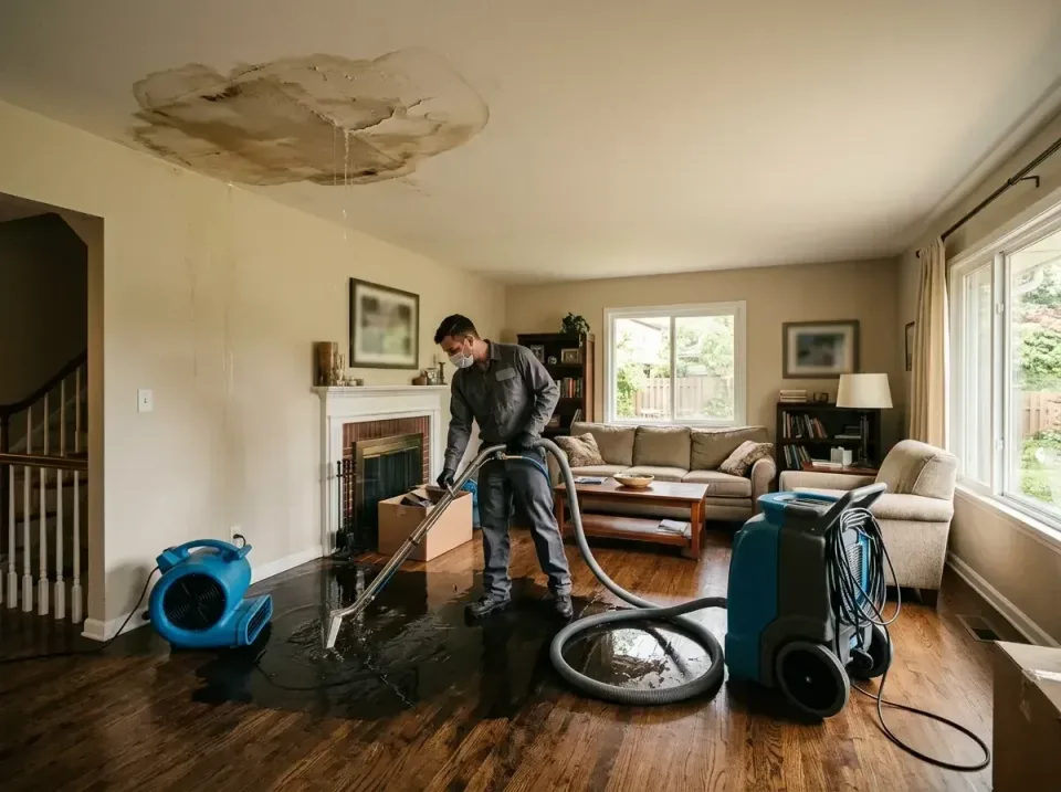 attic-pipe-burst-ceiling-drip-008 — frequently asked questions, Water Damage Restoration & Carpet Care in Woonsocket, RI
